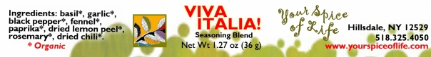 "Viva Italia!" spice blend